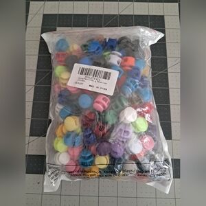 Colorful Cord Locks, set of 200, unused
